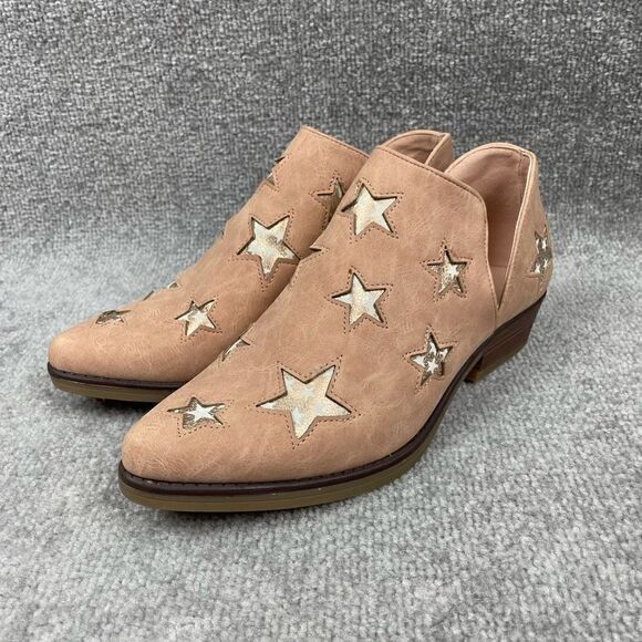 Seven7 Womens Austin Ankle Boots Faux Leather Booties Shoes NEW Size 8 Ret.$64 - Picture 1 of 7